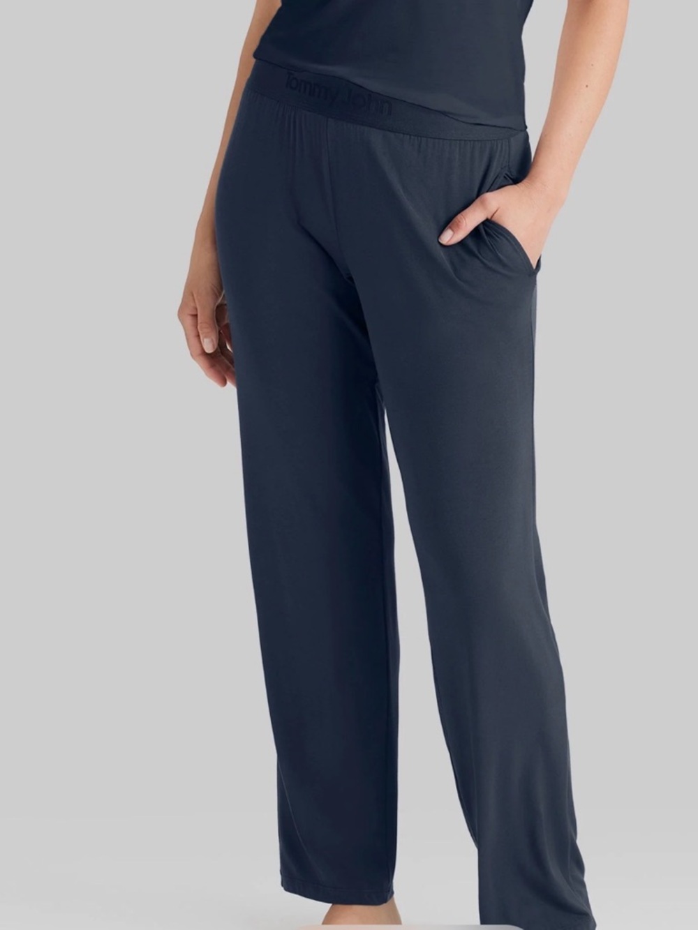 Tommy John Dark Navy Relaxed Lounge Pants with Pockets